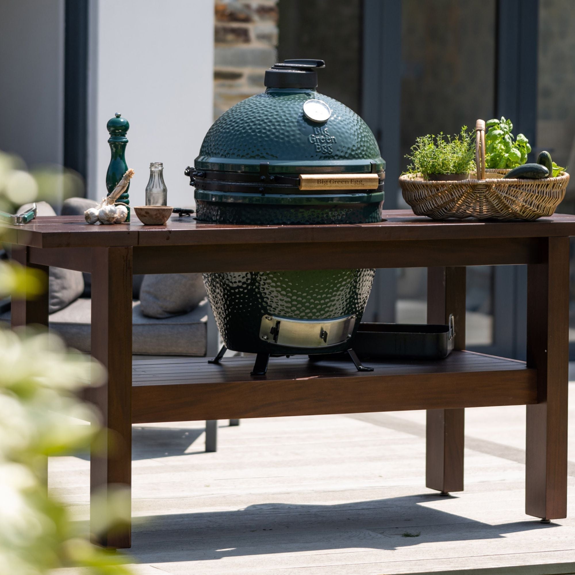 Big Green Egg Premium Royal Mahogany Table - Image 2
