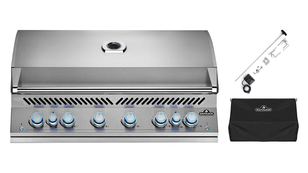 Napoleon BIG44RBPSS 700 Series Built In Gas BBQ - Free Rotisserie & Cover