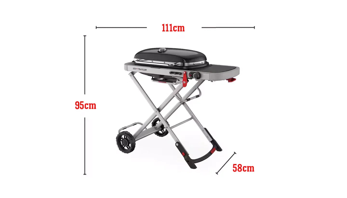 Weber Traveler Portable Folding Gas BBQ - Image 13