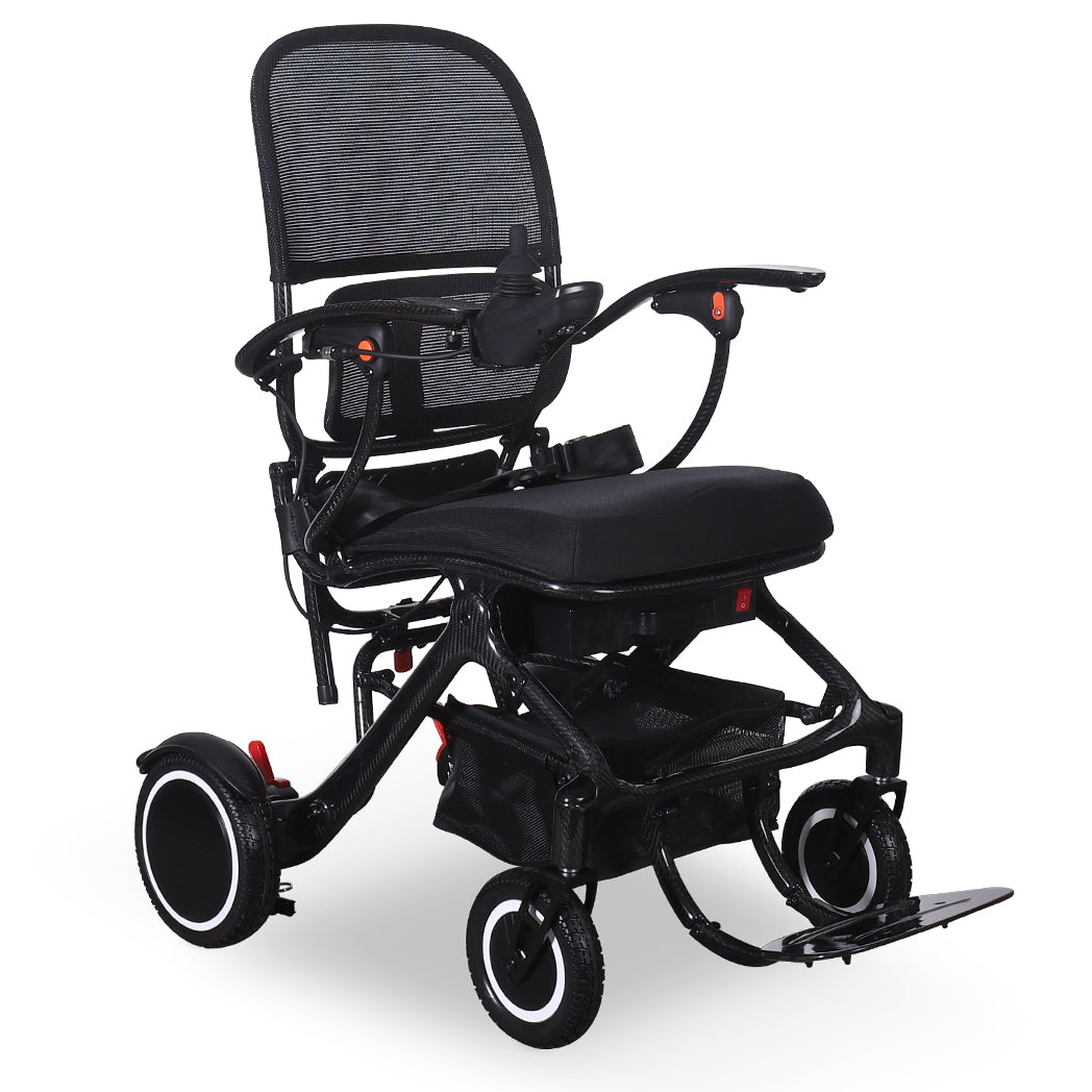 MobilityPlus+ ExoGlide Ultra-Light Carbon Folding Electric Wheelchair