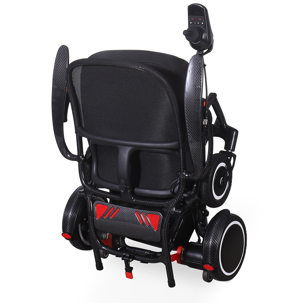 MobilityPlus+ ExoGlide Ultra-Light Carbon Folding Electric Wheelchair